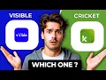 Visible vs Cricket Comparison 2026 Best Prepaid Wireless Provider
