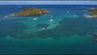 Anchoring between the reefs at Martinique’s east coast – Sailing Greatcircle (ep.243)