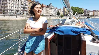 How To LIVE ABOARD For FREE in BIG CITIES | Lyon And The Mighty Rhone | Wildlings Sailing