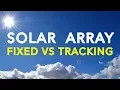 Solar Array Fixed vs Tracking
