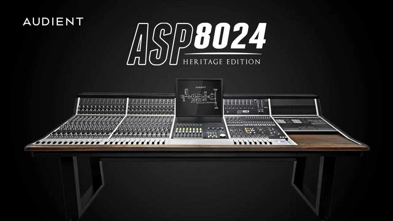 Audient ASP8024 - 60 Channel Inline Console - Audient 8024