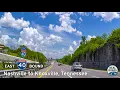 Interstate 40 Nashville to Knoxville Tennessee Real Roads Real Drives Remaster