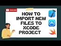 iOS Tutorial Swift How to import new files to Xcode Project - iOS