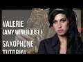 Download Lagu How to play Valerie by Amy Winehouse on Alto Sax (Tutorial)