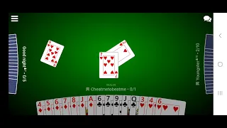 The most blatant 2v1 cheating on Trickster Spades I ve seen in a while Joker Joker Duece Duece 1v1v1