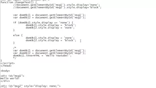 JavaScript Tutorial Dynamically Change Page Elements