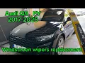 HOW TO CHANGE WINDSCREEN WIPERS AUDI Q5 WIPER BLADES REPLACEMENT AUDI Q5 FY SCHEIBENWISCHER
