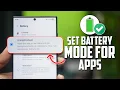 How to Set an App Battery Usage to Restricted Samsung Battery Usage Setting