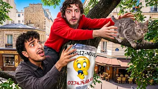 ON A AIDÉ DES INCONNUS GRATUITEMENT PENDANT 24H À PARIS ! (avec Byilhan)