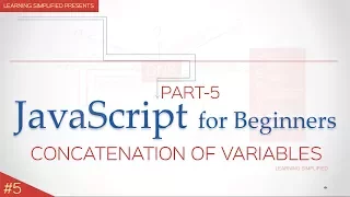 Javascript Tutorial for Beginners-concatenation of strings and numbers
