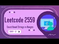 Leetcode 2559 Count Vowel Strings in Ranges