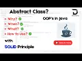 Abstract Class in Java What Why When How SOLID Principle Explained Tamil DinaTechy