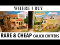 WHERE I BUY Rare CHEAP Vintage Calico Critters Sylvanian Families Best stores for US collectors