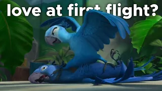 blu and jewel not exactly being lovebirds for 4 minutes straight rio project 