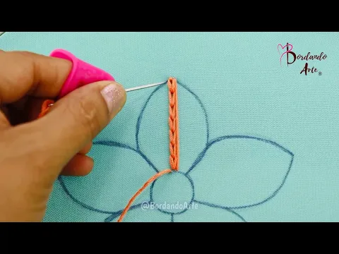 Download MP3 ¡Wow! 💯🤩BORDADO A MANO 😱🌼FLORES CON PÉTALOS RELLENOS PUNTADAS FÁCILES y RAPIDAS👌 | EMBROIDERY