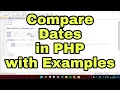 Compare Dates in PHP with Examples How To Compare Dates in PHP