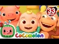 Download Lagu Head Shoulders Knees and Toes + More Nursery Rhymes \u0026 Kids Songs - CoComelon