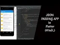 Hindi - Flutter Tutorials JSON Parsing App Latest 2021