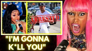 nicki minaj blasts cardi b after her husband gets arrested