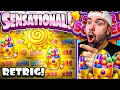 RARE Sugar Rush Super Scatter Retrigger On The ALL IN