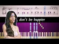 Lagu How to play the piano part of 'happier' by Olivia Rodrigo