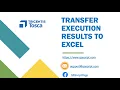 Tosca Tutorial Lesson 64 - Transfer Execution Results from Execution Lists to Microsoft Excel