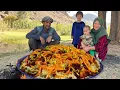 Download Lagu Authentic Afghan Qabili Pilaf Cooking in the Beautiful Mountain Nature | Village Life of Afghanistan