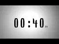 40 seconds COUNTDOWN TIMER with voice announcement