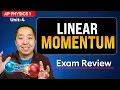 AP Physics 1 Exam Review 2025 Unit 4 Linear Momentum