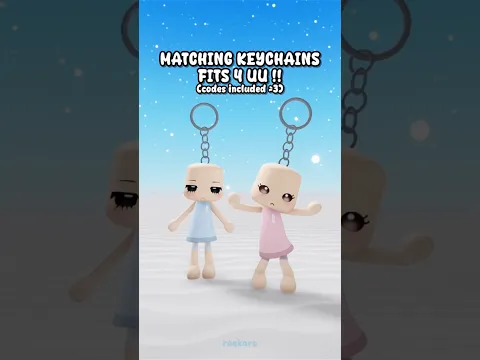 Matching Keychain Wii Mii Roblox Avatars! #roblox #robloxavatar #robloxdressup