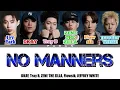 No Manners (Feat. 박재범) (Prod. by Lil Moshpit) - Team Jay Park × Lil Moshpit 【日本語字幕/カナルビ/歌詞/パート割】