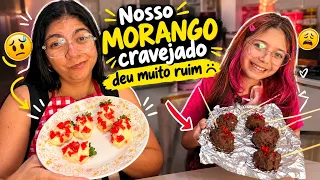 ERA PRA SER MORANGO CRAVEJADO OU DO TERROR *deu tudo errado