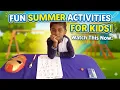 Summer activity worksheets for 3-5 yrs activity sheets - DIY at home