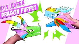 easy diy paper dragon puppet tiktok gary origami