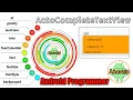 How to Create a AutoCompleteTextView in Android Studio Android Programmer