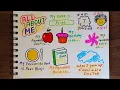 All About Me Poster Ideas Myself Poster Drawing