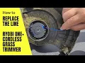 Easy Line Replacement for Ryobi One Cordless Grass Trimmer