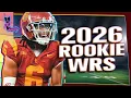 2026 Dynasty Rookie WR Rankings Tiers - Dynasty Fantasy Football KC