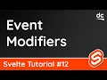 Event Modifiers - Svelte Tutorial