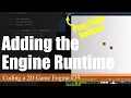 Adding an Engine Runtime Buttons Coding a 2D Game Engine in Java