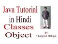 Java Language Tutorial in Hindi 3 Condition Loop Class Object Cosntructor and Static function