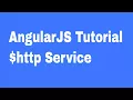 AngularJS Tutorial http Service