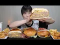 Download Lagu Hamburger, fried food, spicy food, mukbang.