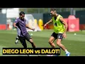 Download Lagu Moment waarop Diego Leon Dalot uitdaagt in één-op-één duels tijdens de training | Man Utd Nieuws