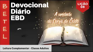 LEITURA COMPLEMENTAR 19/11/2020 - LIÇÃO 08 CLASSE ADULTOS  BETEL #Shorts #Ebd #Devocionaldiario