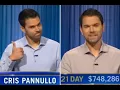 Jeopardy star Cris Pannullo reveals he s thankful he turned down initial invite to compete on show