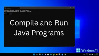 Run Java in Command Prompt Terminal Compile and Run Java using Commands Windows 10 11 2026