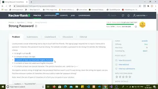 Solve Strong Password problem on hacker rank using C