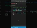 How to sort a array alphabetically C