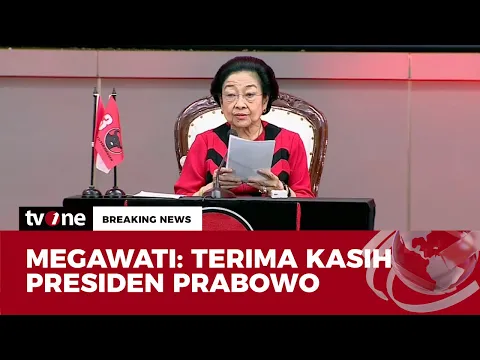 Pidato Megawati, Ucapkan Terima Kasih ke Prabowo atas Pelurusan Sejarah